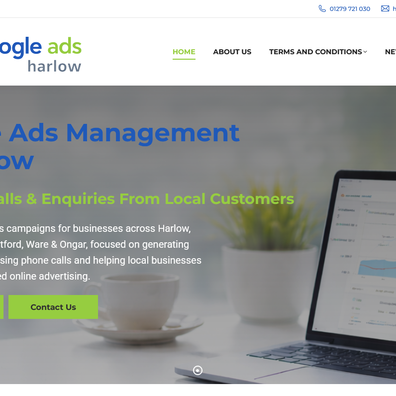 Google Ads Harlow